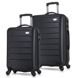 Zoozie Bags Juego de maletas 8084 de 2 piezas Negro